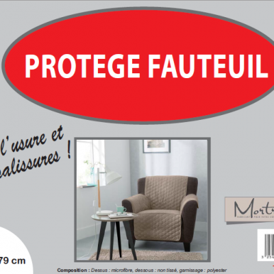 Fauteuil taupe